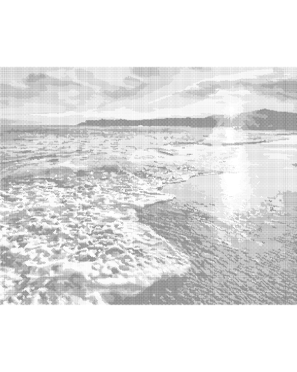 Kropkowanie - ZACHÓD SŁOŃCA NA PLAŻY II