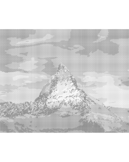 Kropkowanie - ZACHÓD SŁOŃCA W GÓRACH