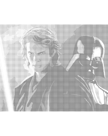 Kropkowanie - ANAKIN I DARTH VADER