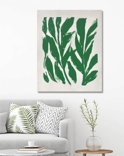 Obrazki na ścianę - Łodyga z liśćmi