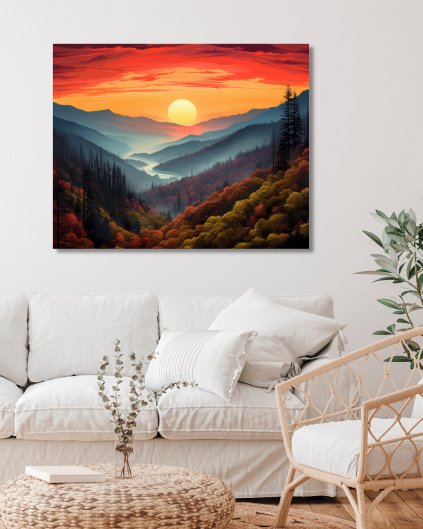 Obrazki na ścianę - Zachód słońca