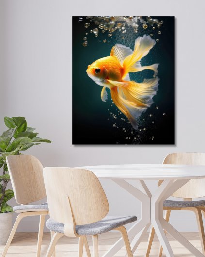 Obrazki na ścianę - Złota rybka 2