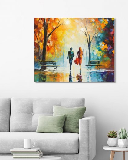 Obrazki na ścianę - Na jesiennym spacerze