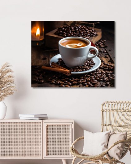 Obrazki na ścianę - Filiżanka kawy