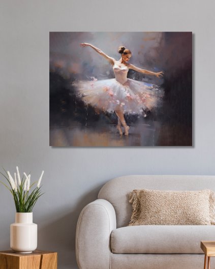 Obrazki na ścianę - Elegancka baletnica