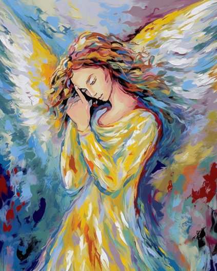 Obrazki na ścianę - Anioł niebios