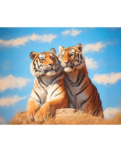 Obrazki na ścianę - Tygrysy