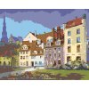 Malowanie po numerach - Miasteczko z kamienicami