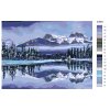 Malowanie po numerach – Alaska, góry, jezioro