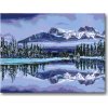 Malowanie po numerach – Alaska, góry, jezioro