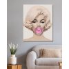 Malowanie po numerach - Marilyn Monroe z gumą do żucia