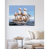 Malowanie po numerach - Żaglowiec na otwartym morzu