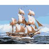 Malowanie po numerach - Żaglowiec na otwartym morzu