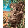 Malowanie po numerach - Mama koala z młodym