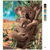 Malowanie po numerach - Mama koala z młodym
