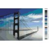 Malowanie po numerach - Most Golden Bridge we mgle
