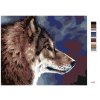 Malowanie po numerach - Głowa wilka