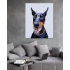 Malowanie po numerach - Doberman (Wariant płótno bez ramy, Rozmiar 40x50 cm)