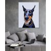 Malowanie po numerach - Doberman