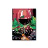Malowanie po numerach - Lampka czerwonego wina