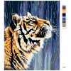 Malowanie po numerach - Tygrys przy wodospadzie