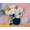Malowanie po numerach - Margaretki w wazonie
