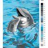 Malowanie po numerach – Mama delfina z młodym