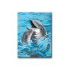 Malowanie po numerach – Mama delfina z młodym