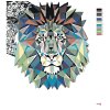 Malowanie po numerach - Mozaika lew