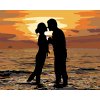 Malowanie po numerach - Kochankowie na plaży