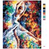 Malowanie po numerach - Tancerka w kolorach