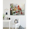 Obrazki na ścianę - PTAK KARDYNAŁ NA GAŁĘZI