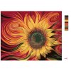 Malowanie po numerach - Ognisty słonecznik
