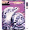 Malowanie po numerach - Rozkoszne delfiny