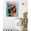 Malowanie po numerach - Wesoły Yorkshire terrier