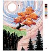 Malowanie po numerach - Drzewo nad urwiskiem