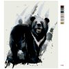 Malowanie po numerach - Niedźwiedź czarny