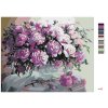Malowanie po numerach - Bukiet różowych piwonii