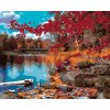 Malowanie po numerach - Czerwona jesień
