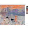 Malowanie po numerach - Wschód słońca Claude Monet