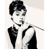 Malowanie po numerach - Audrey Hepburn Cigarello