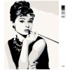 Malowanie po numerach - Audrey Hepburn Cigarello