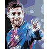 Malowanie po numerach - Messi (Wariant płótno bez ramy, Rozmiar 40x50 cm)