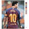 Malowanie po numerach - Messi z tyłu