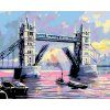 Malowanie po numerach - Tower Bridge Londyn (Wariant płótno bez ramy, Rozmiar 40x50 cm)