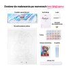 Malowanie po numerach - Ukryte ryby (Wariant płótno bez ramy, Rozmiar 40x50 cm)