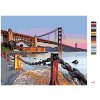 Malowanie po numerach - Widok na most Golden Bridge