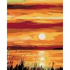 Malowanie po numerach - Wschód słońca nad jeziorem
