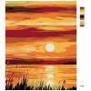 Malowanie po numerach - Wschód słońca nad jeziorem