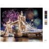 Malowanie po numerach - Tower Bridge (Wariant płótno bez ramy, Rozmiar 40x50 cm)